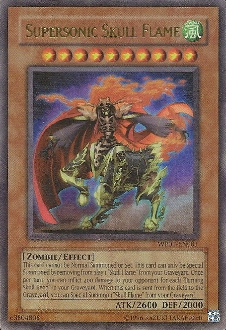 Supersonic Skull Flame [WB01-EN001] Super Rare | Anubis Games and Hobby