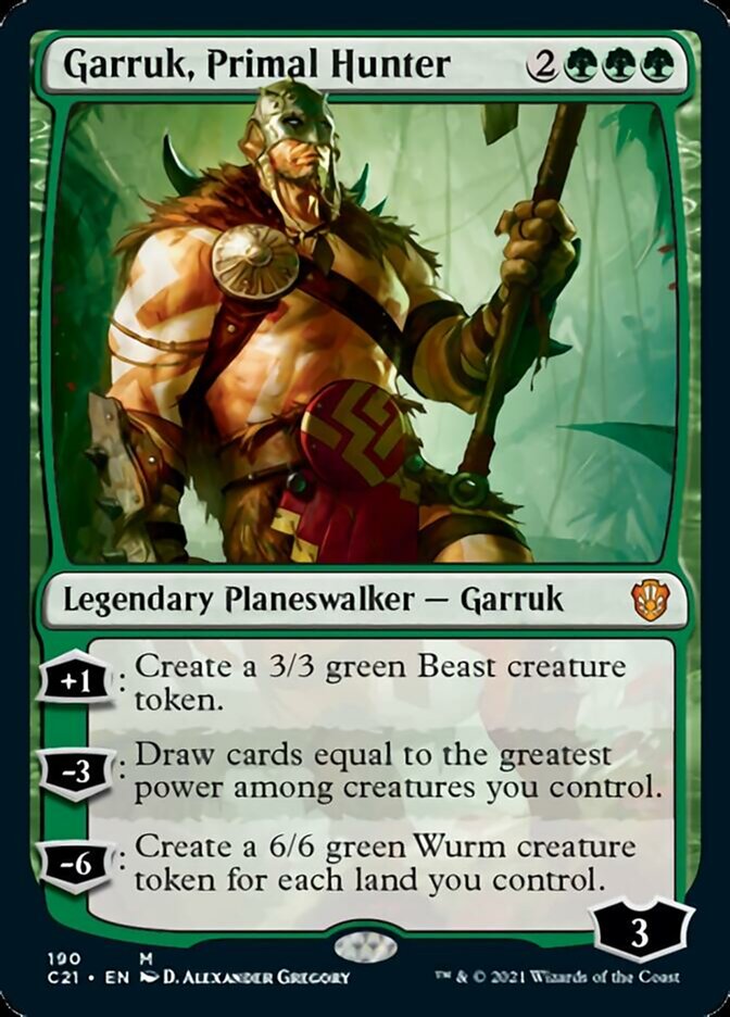 Garruk, Primal Hunter [Commander 2021] | Anubis Games and Hobby