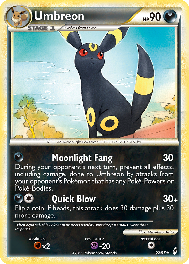 Umbreon (22/95) [HeartGold & SoulSilver: Call of Legends] | Anubis Games and Hobby