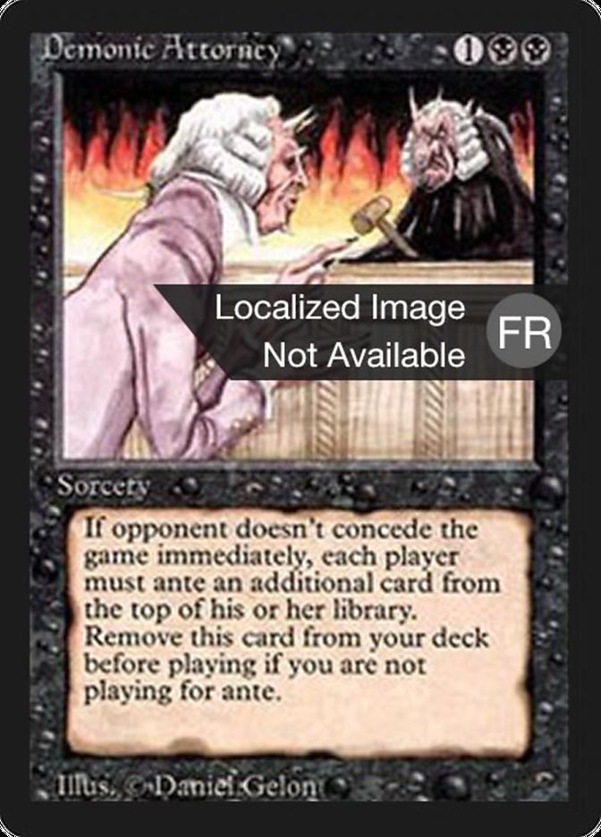 Demonic Attorney [Foreign Black Border] | Anubis Games and Hobby