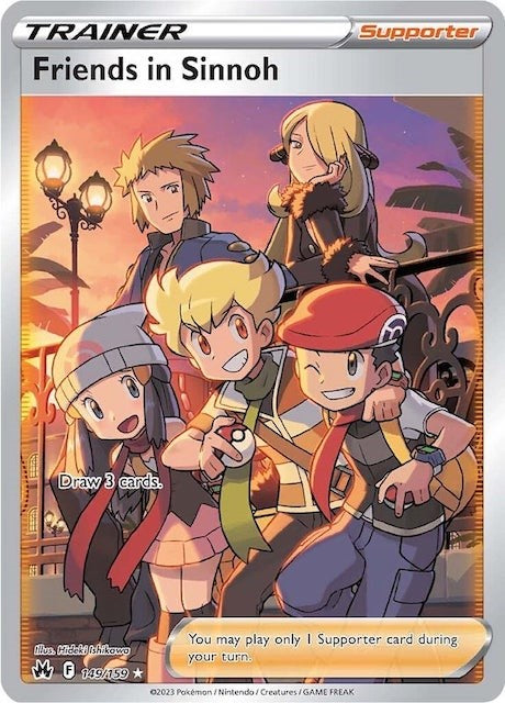 Friends in Sinnoh (149/159) (Full Art) [Sword & Shield: Crown Zenith] | Anubis Games and Hobby