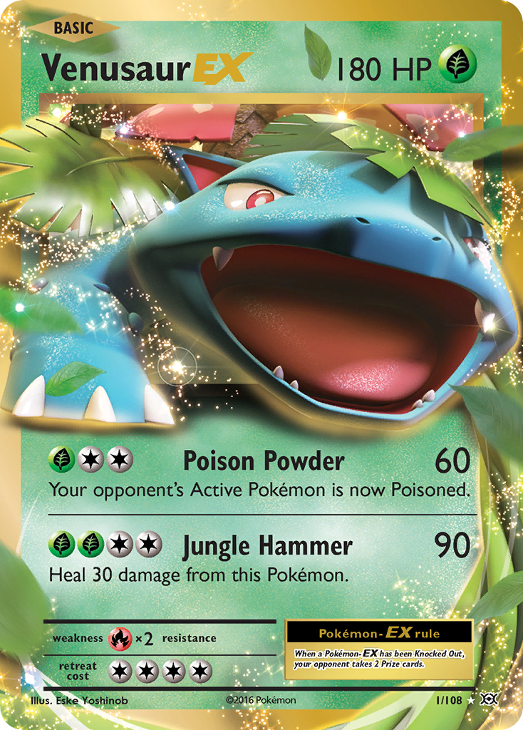 Venusaur EX (1/108) [XY: Evolutions] | Anubis Games and Hobby