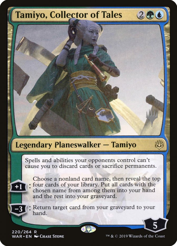 Tamiyo, Collector of Tales (Promo Pack) [War of the Spark Promos] | Anubis Games and Hobby