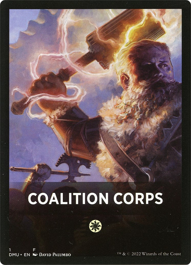 Coalition Corps Theme Card [Dominaria United Tokens] | Anubis Games and Hobby