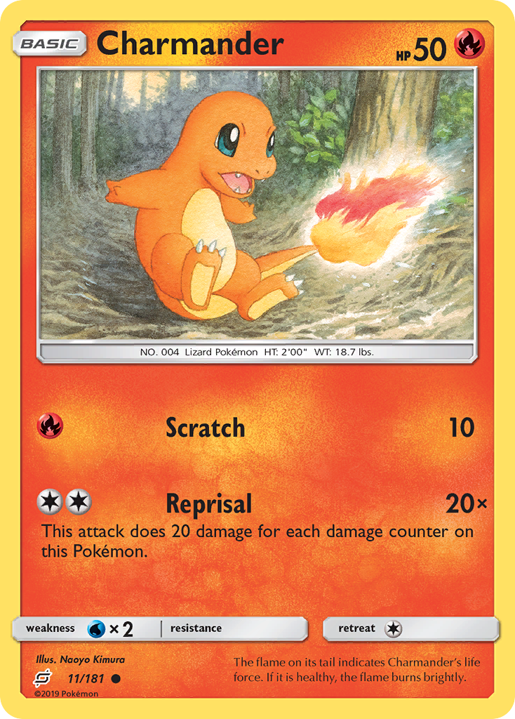 Charmander (11/181) [Sun & Moon: Team Up] | Anubis Games and Hobby