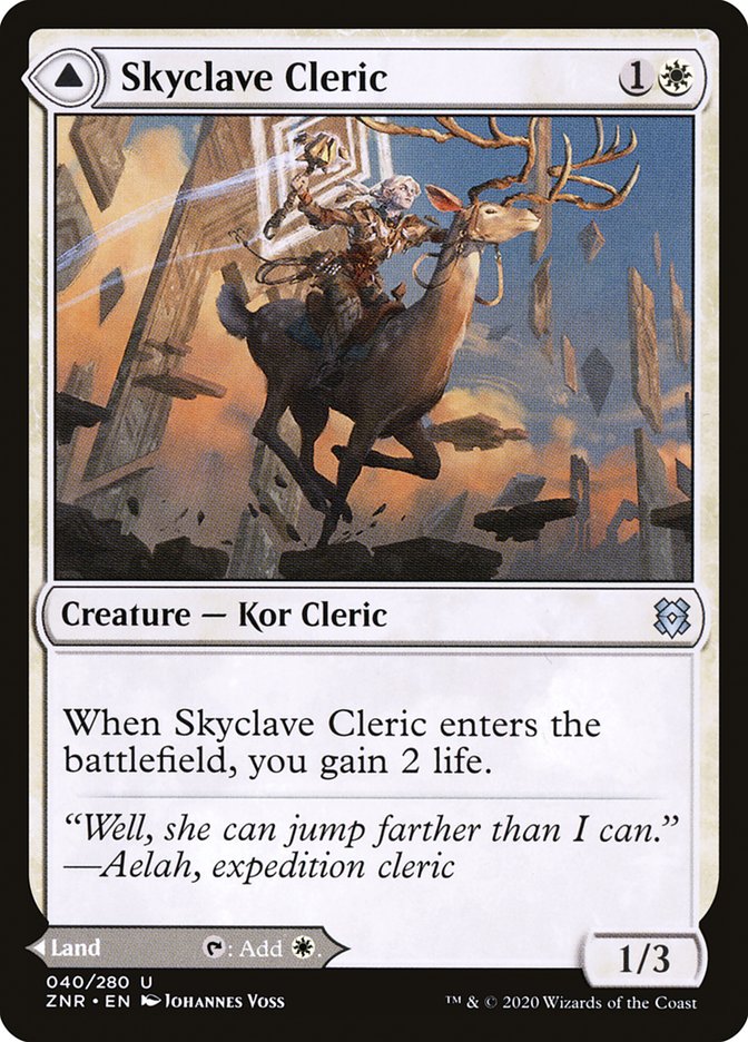 Skyclave Cleric // Skyclave Basilica [Zendikar Rising] | Anubis Games and Hobby