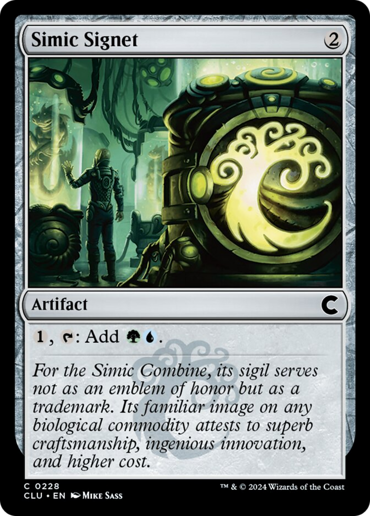 Simic Signet [Ravnica: Clue Edition] | Anubis Games and Hobby