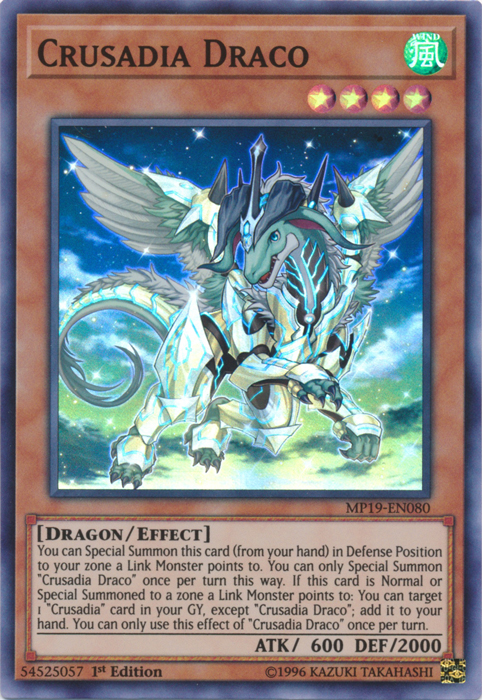 Crusadia Draco [MP19-EN080] Super Rare | Anubis Games and Hobby