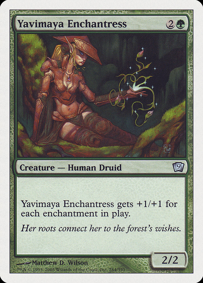 Yavimaya Enchantress [Ninth Edition] | Anubis Games and Hobby