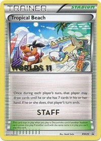 Tropical Beach (BW28) (Staff) [Black & White: Black Star Promos] | Anubis Games and Hobby