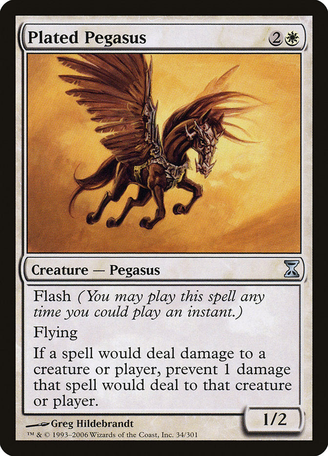 Plated Pegasus [Time Spiral] | Anubis Games and Hobby