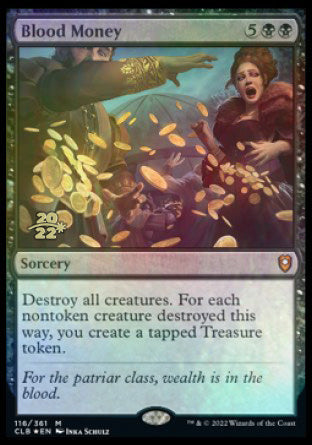 Blood Money [Commander Legends: Battle for Baldur's Gate Prerelease Promos] | Anubis Games and Hobby