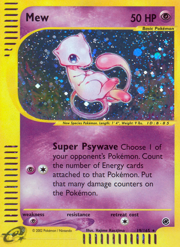 Mew (19/165) [Expedition: Base Set] | Anubis Games and Hobby