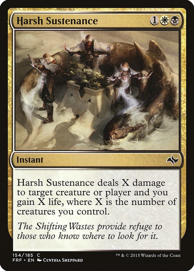 Harsh Sustenance [Fate Reforged] | Anubis Games and Hobby