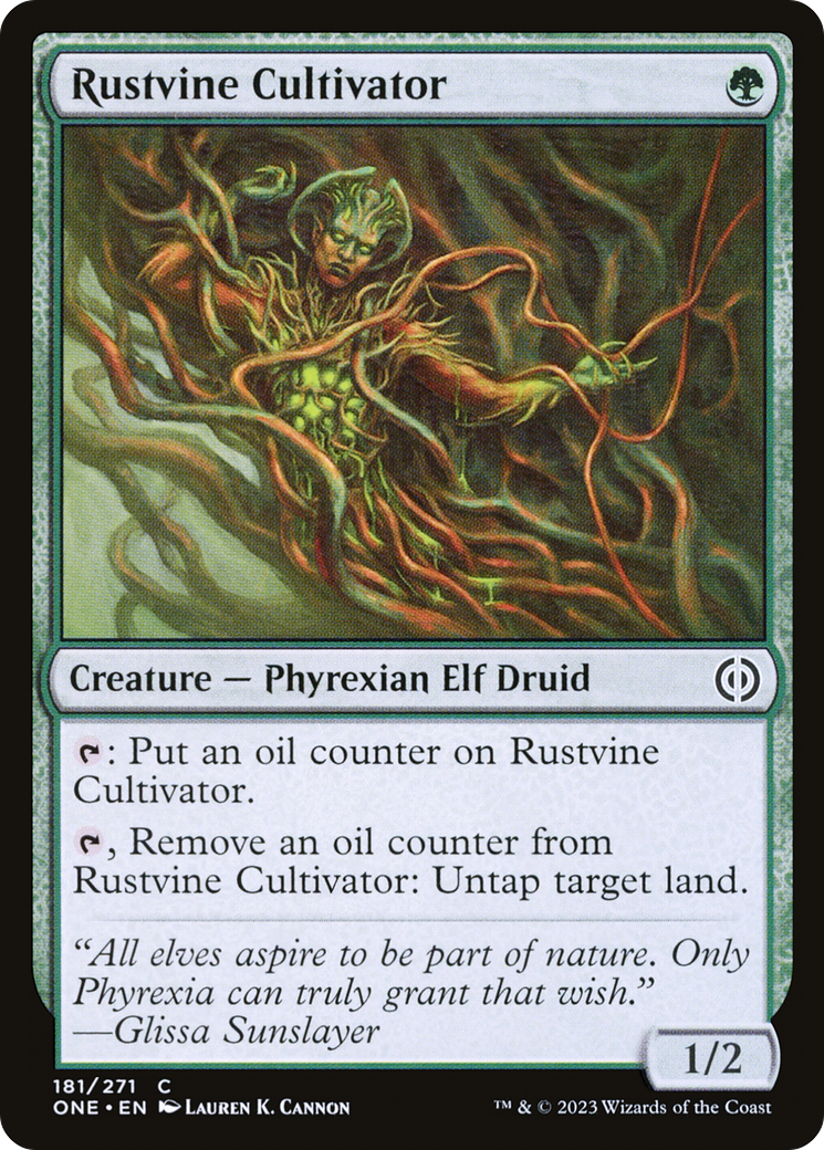 Rustvine Cultivator [Phyrexia: All Will Be One] | Anubis Games and Hobby