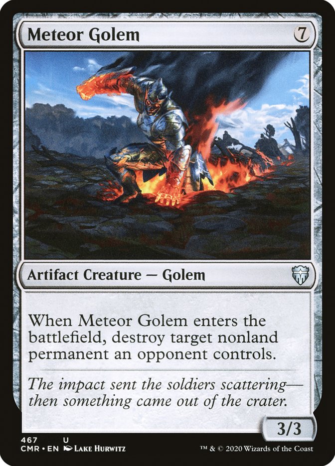 Meteor Golem (467) [Commander Legends] | Anubis Games and Hobby