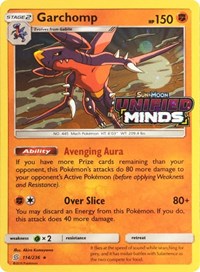 Garchomp (114/236) (Cosmos Holo) [Sun & Moon: Unified Minds] | Anubis Games and Hobby