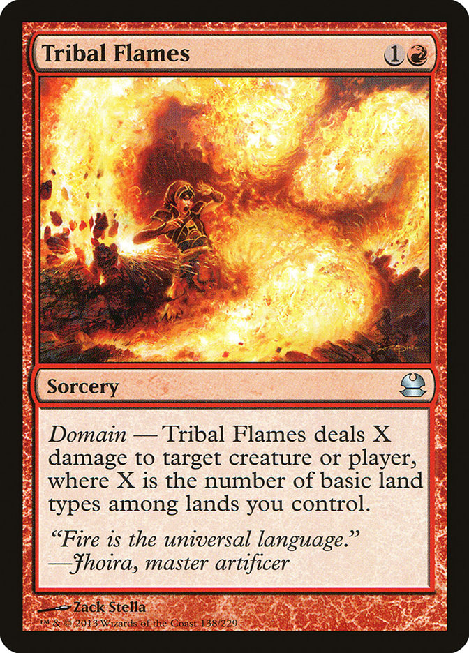 Tribal Flames [Modern Masters] | Anubis Games and Hobby