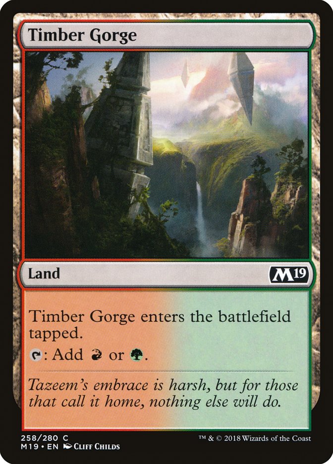 Timber Gorge [Core Set 2019] | Anubis Games and Hobby