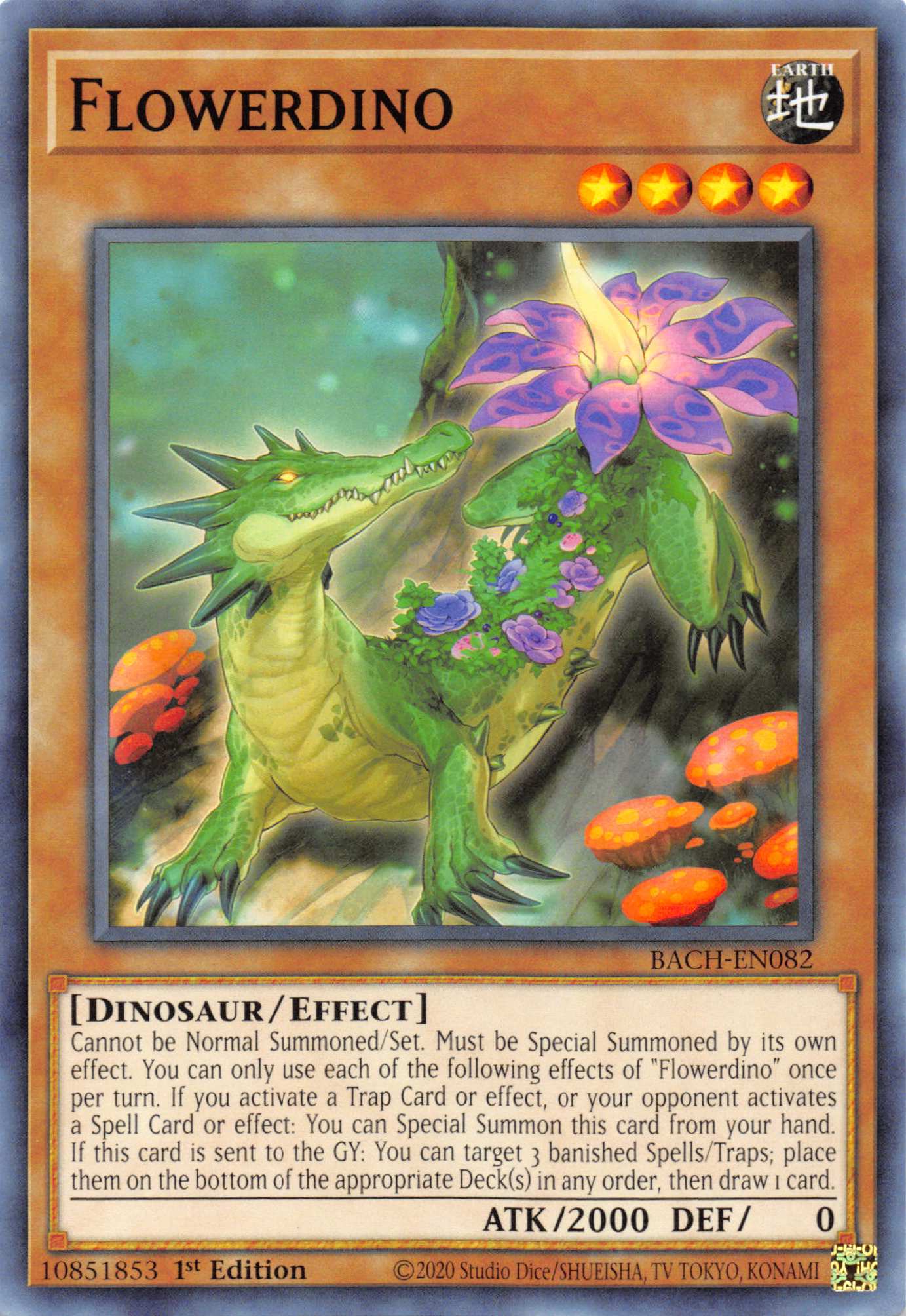 Flowerdino [BACH-EN082] Common | Anubis Games and Hobby