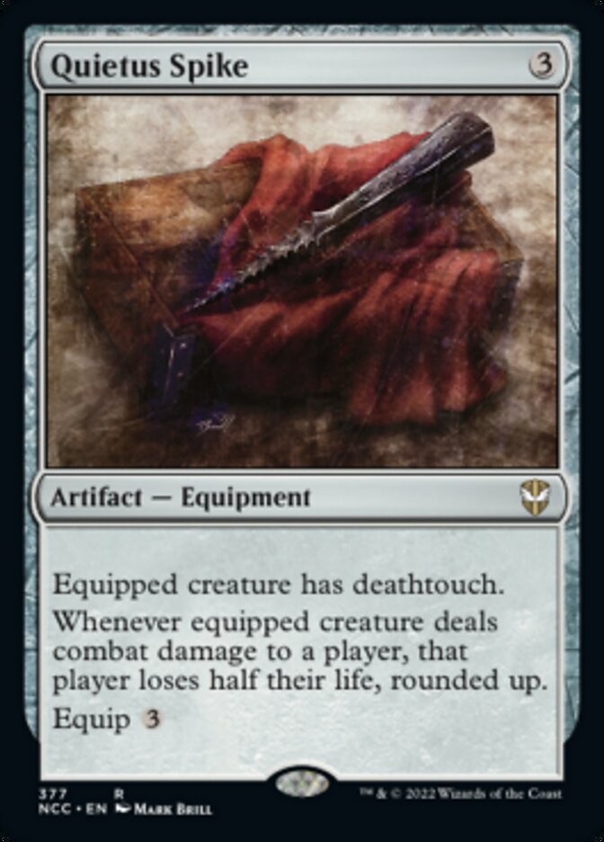 Quietus Spike [Streets of New Capenna Commander] | Anubis Games and Hobby