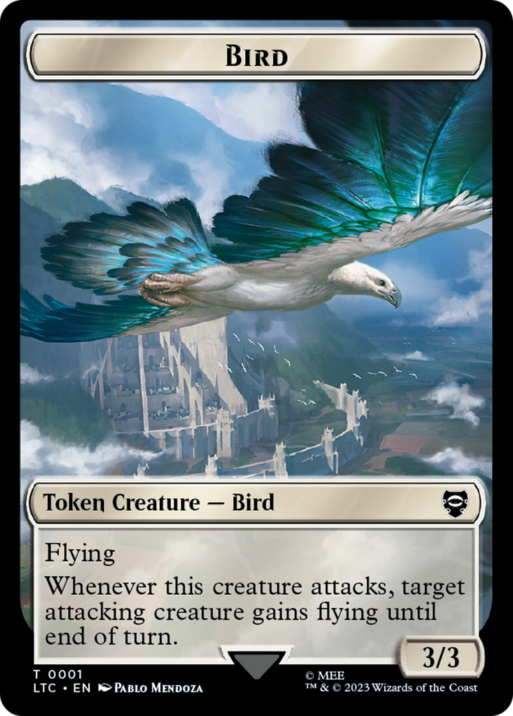 Bird // Goat Token [The Lord of the Rings: Tales of Middle-Earth Commander Tokens] | Anubis Games and Hobby