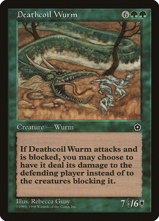 Deathcoil Wurm [Portal Second Age] | Anubis Games and Hobby