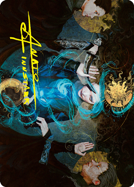 Witness the Future Art Card (Gold-Stamped Signature) [Innistrad: Crimson Vow Art Series] | Anubis Games and Hobby