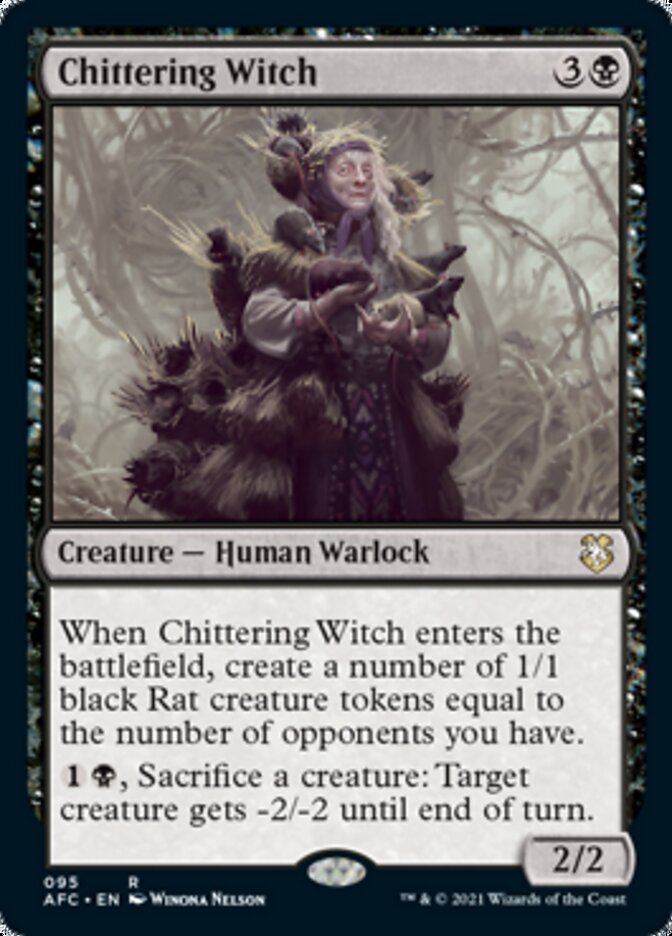 Chittering Witch [Dungeons & Dragons: Adventures in the Forgotten Realms Commander] | Anubis Games and Hobby