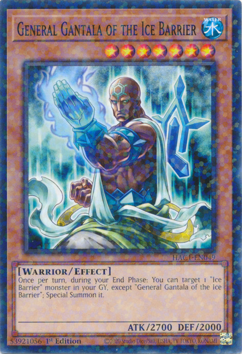 General Gantala of the Ice Barrier (Duel Terminal) [HAC1-EN049] Common | Anubis Games and Hobby