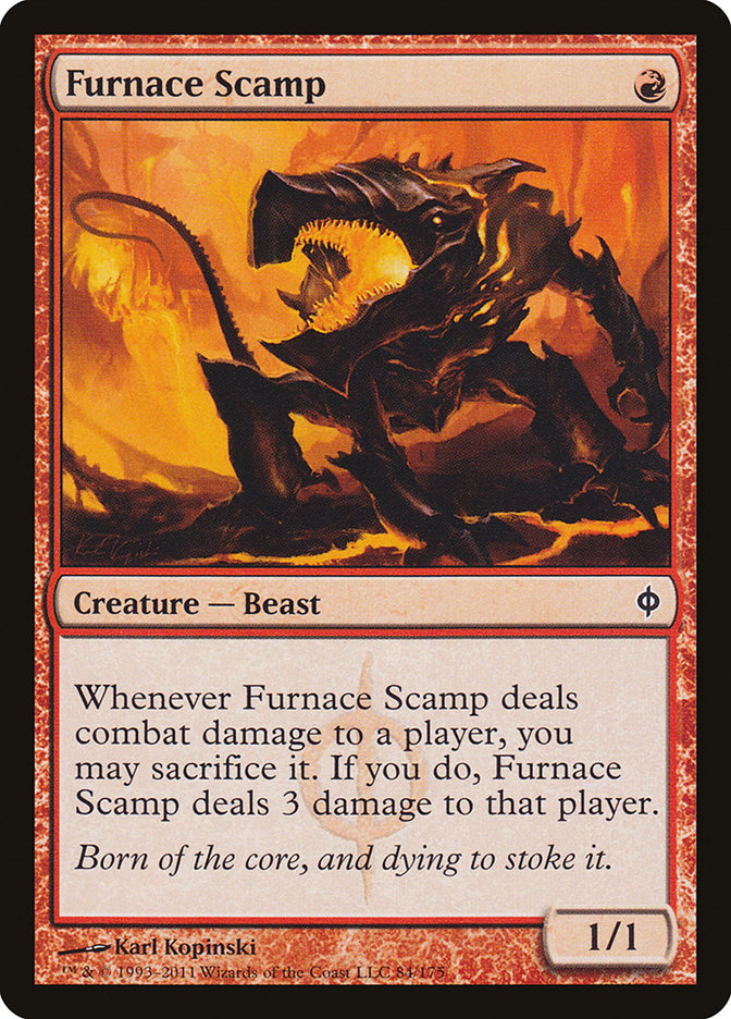 Furnace Scamp [New Phyrexia] | Anubis Games and Hobby