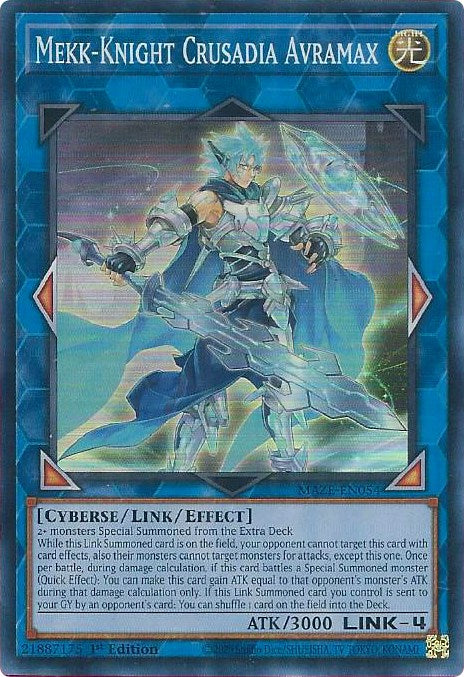 Mekk-Knight Crusadia Avramax [MAZE-EN054] Super Rare | Anubis Games and Hobby