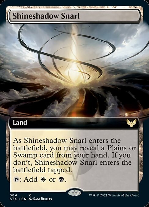 Shineshadow Snarl (Extended Art) [Strixhaven: School of Mages] | Anubis Games and Hobby