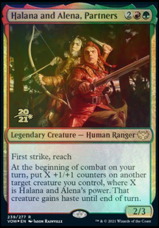 Halana and Alena, Partners [Innistrad: Crimson Vow Prerelease Promos] | Anubis Games and Hobby