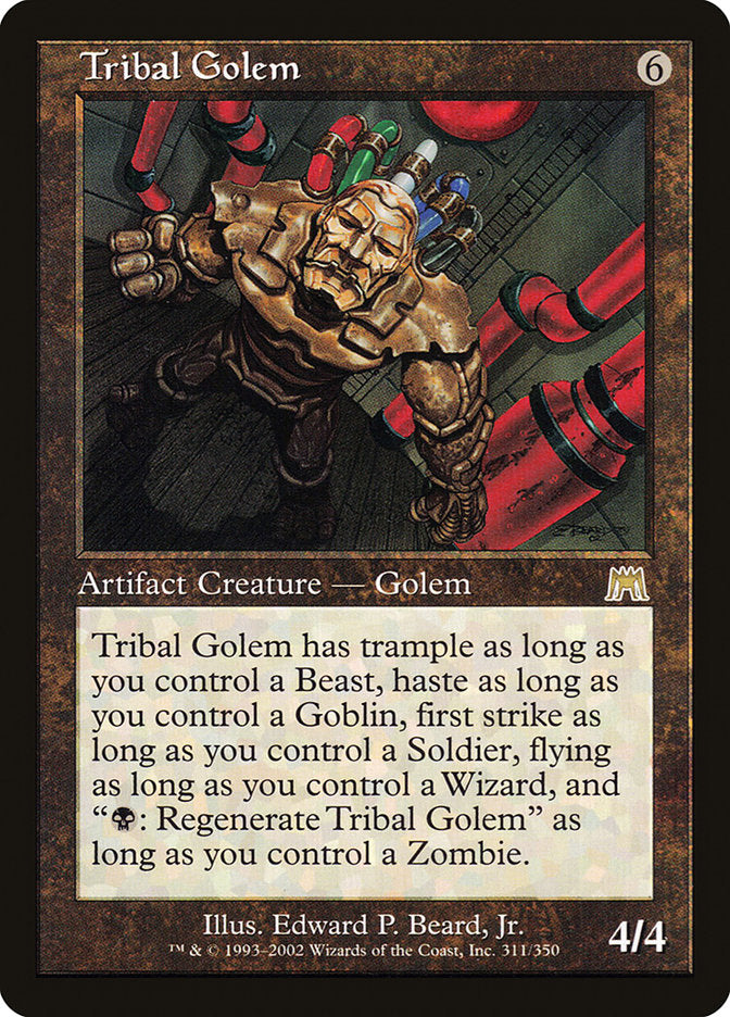 Tribal Golem [Onslaught] | Anubis Games and Hobby