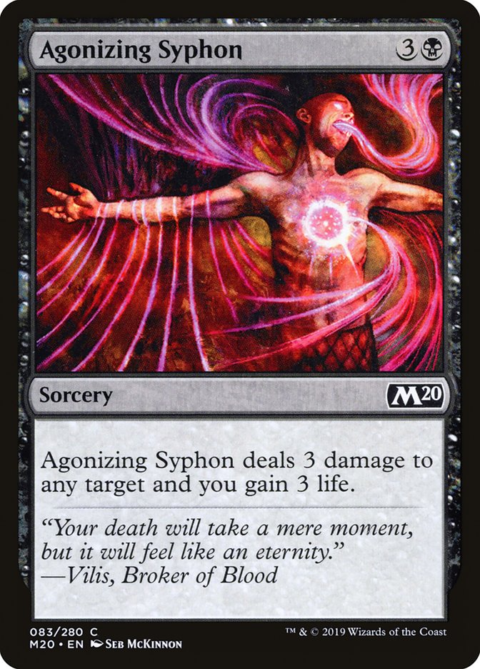 Agonizing Syphon [Core Set 2020] | Anubis Games and Hobby