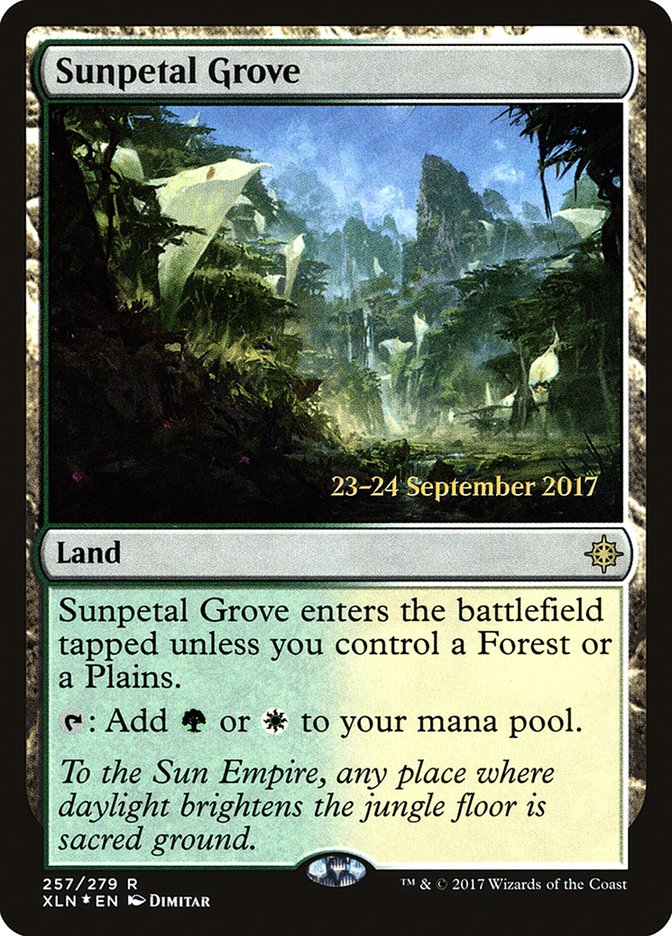 Sunpetal Grove [Ixalan Prerelease Promos] | Anubis Games and Hobby