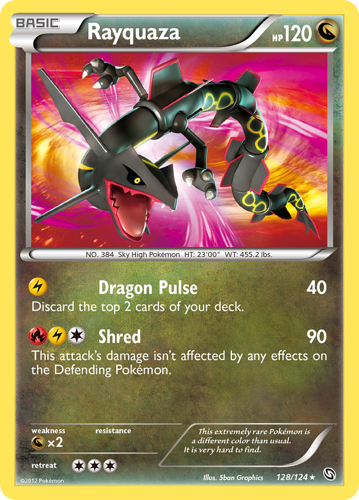 Rayquaza (128/124) [Black & White: Dragons Exalted] | Anubis Games and Hobby