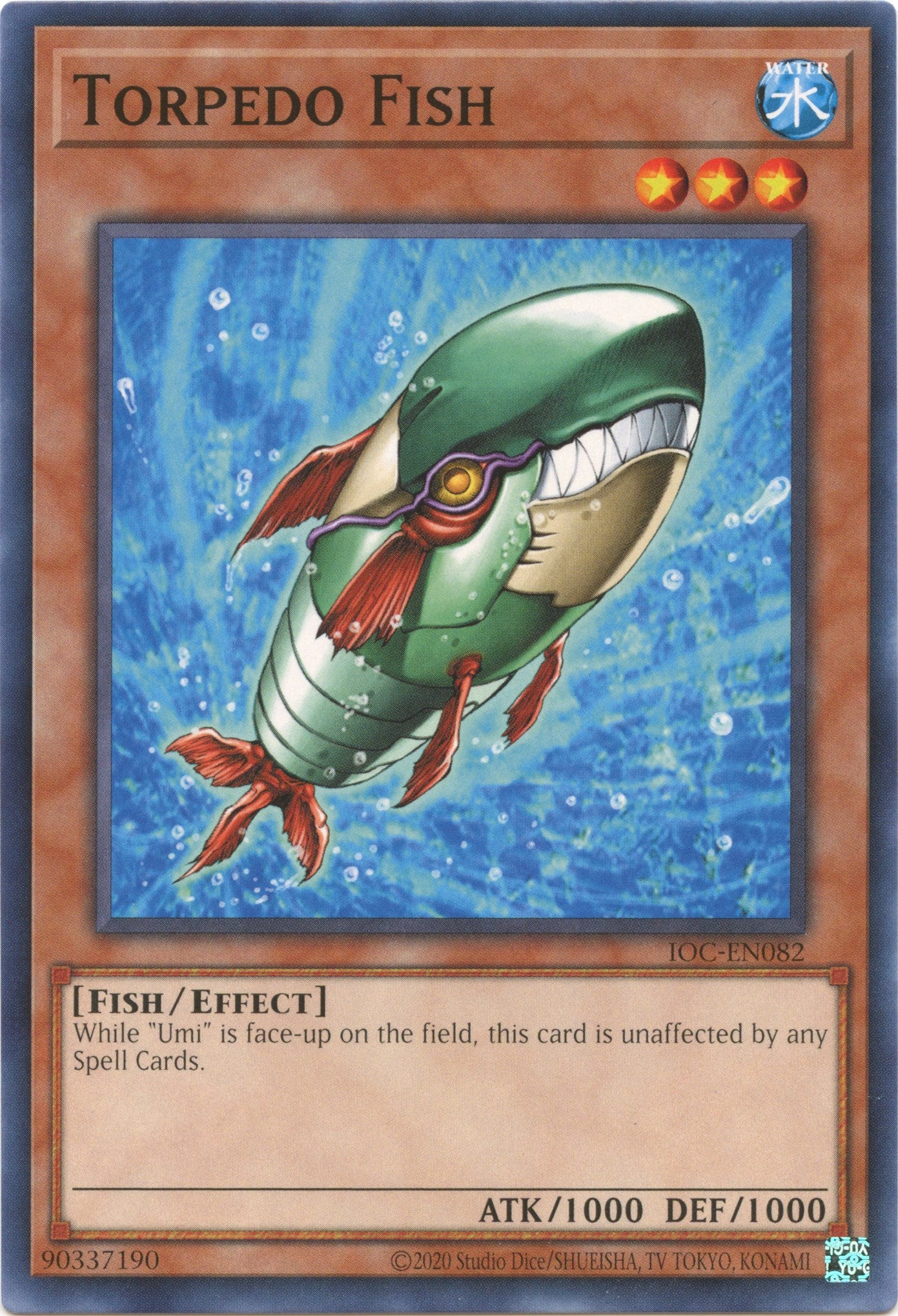 Torpedo Fish (25th Anniversary) [IOC-EN082] Common | Anubis Games and Hobby