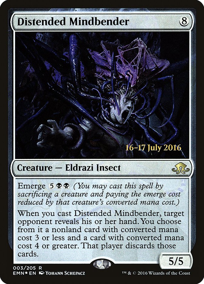 Distended Mindbender [Eldritch Moon Prerelease Promos] | Anubis Games and Hobby