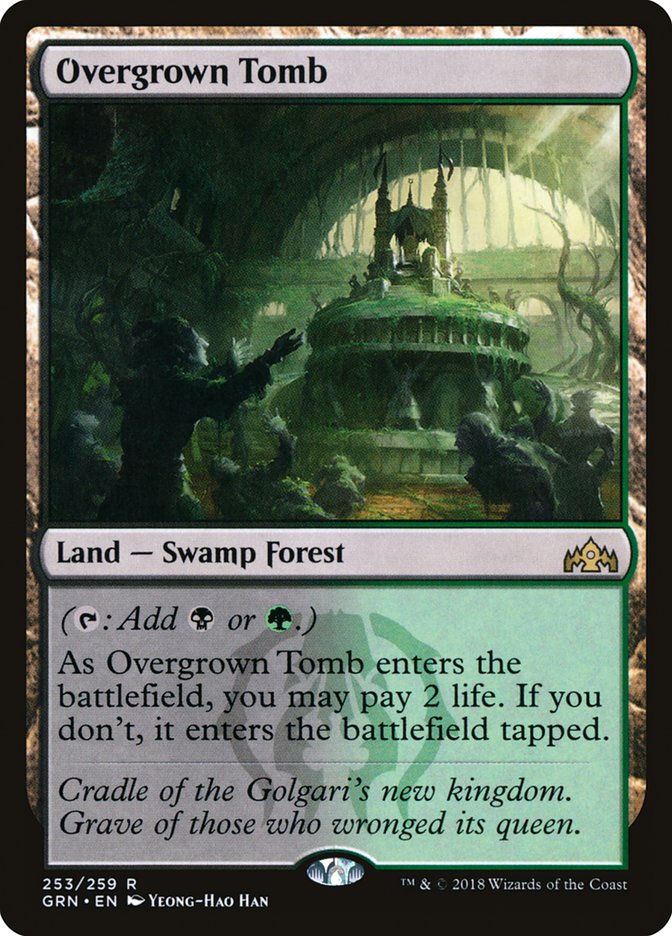 Overgrown Tomb [Guilds of Ravnica] | Anubis Games and Hobby