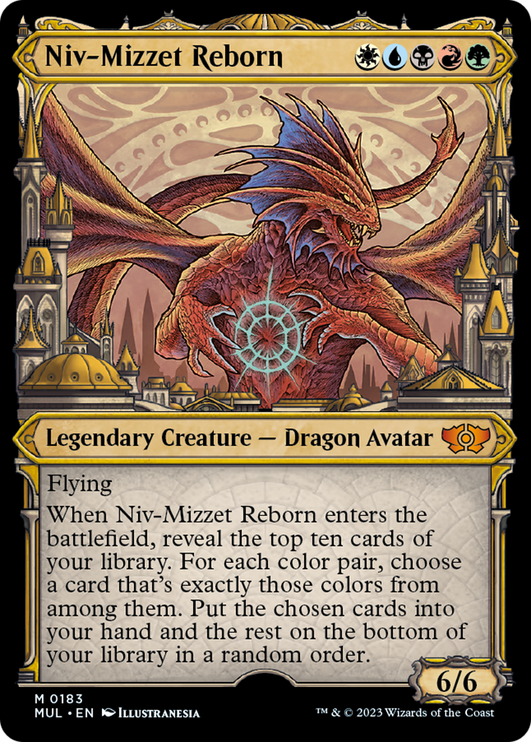 Niv-Mizzet Reborn (Halo Foil) [Multiverse Legends] | Anubis Games and Hobby