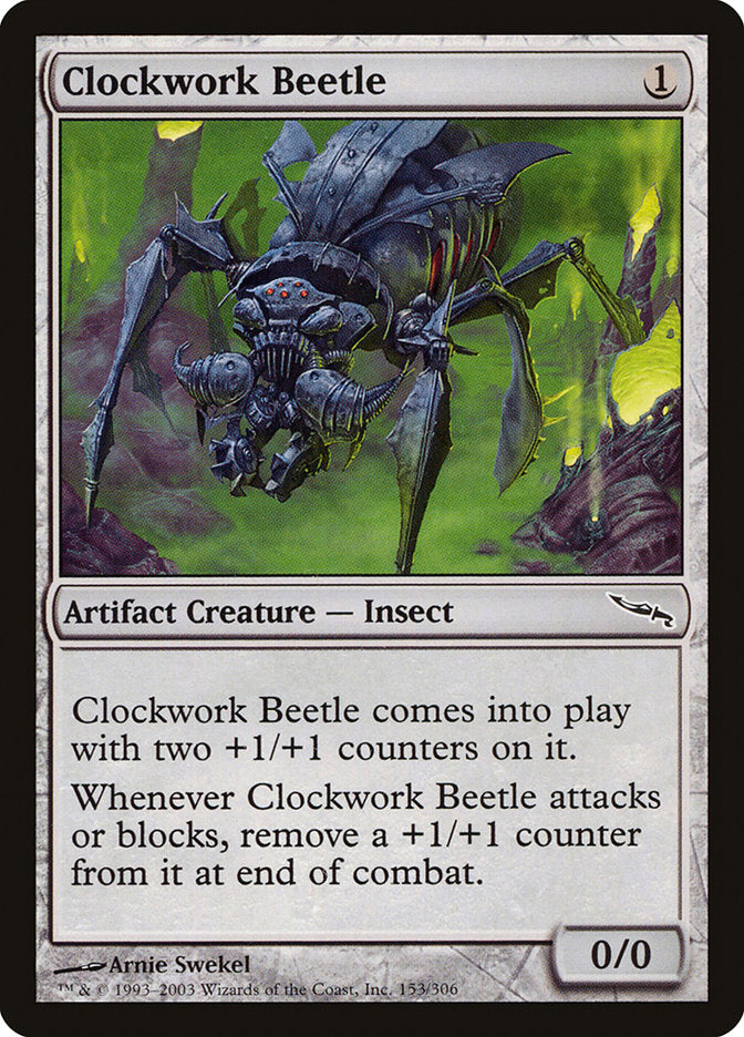 Clockwork Beetle [Mirrodin] | Anubis Games and Hobby