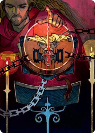 Sign in Blood Art Card [Strixhaven: School of Mages Art Series] | Anubis Games and Hobby