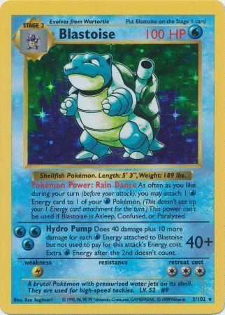 Blastoise (2/102) [Base Set Shadowless Unlimited] | Anubis Games and Hobby