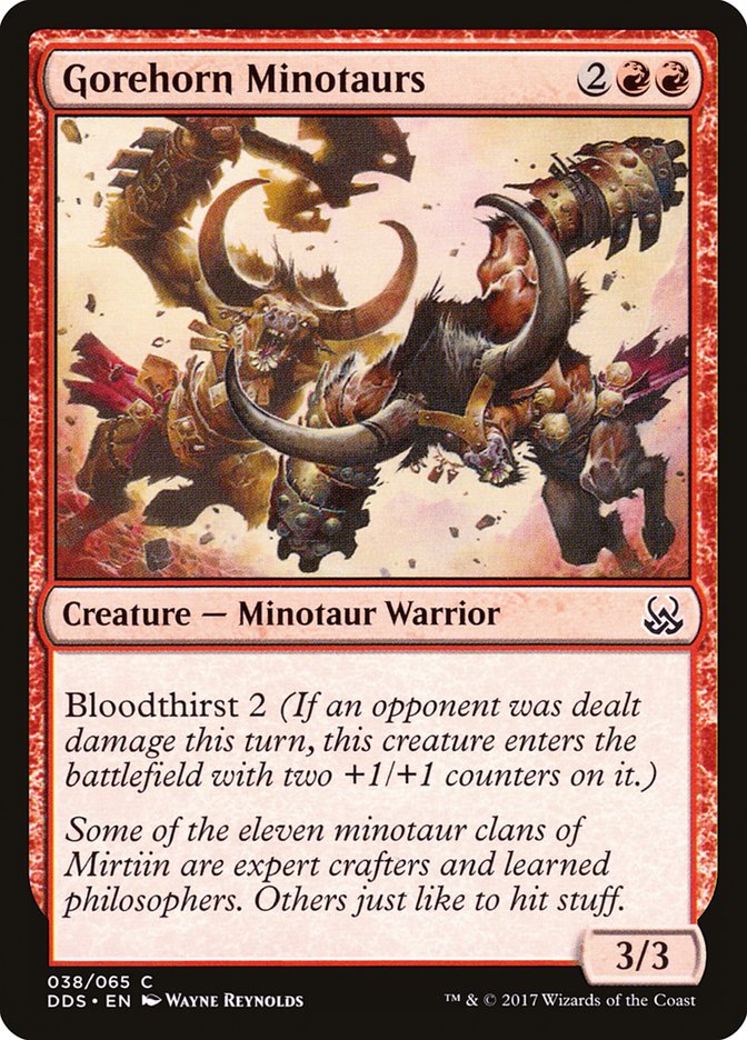 Gorehorn Minotaurs [Duel Decks: Mind vs. Might] | Anubis Games and Hobby