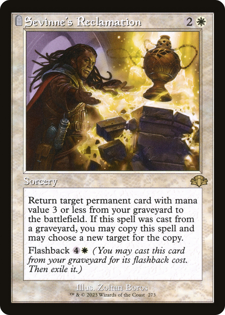 Sevinne's Reclamation (Retro) [Dominaria Remastered] | Anubis Games and Hobby