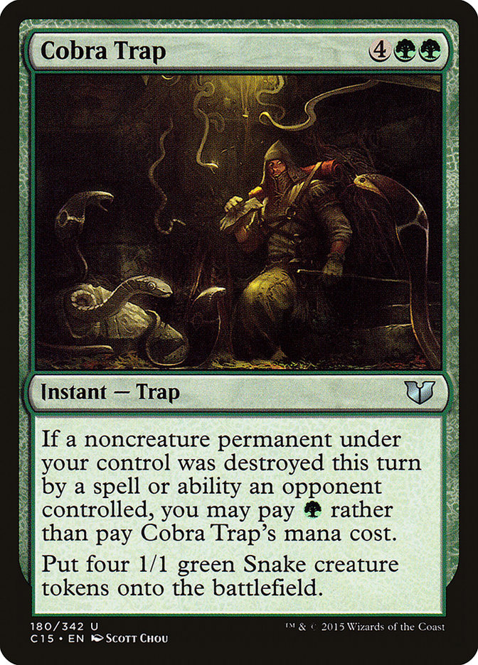Cobra Trap [Commander 2015] | Anubis Games and Hobby