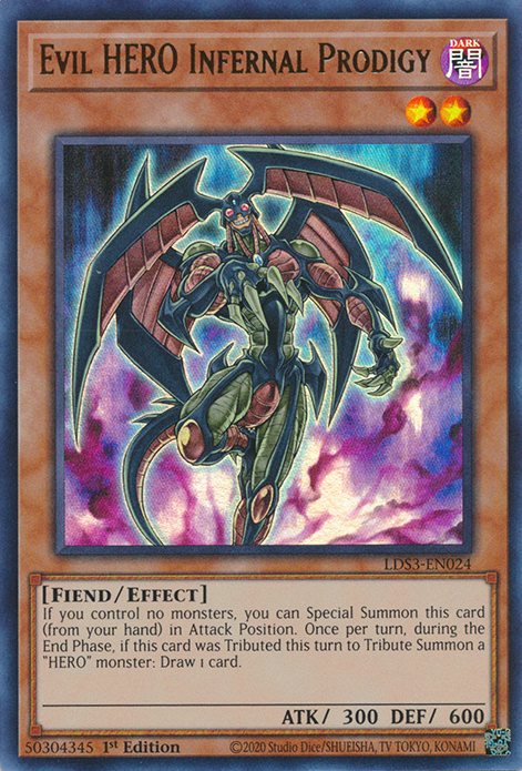 Evil HERO Infernal Prodigy [LDS3-EN024] Ultra Rare | Anubis Games and Hobby