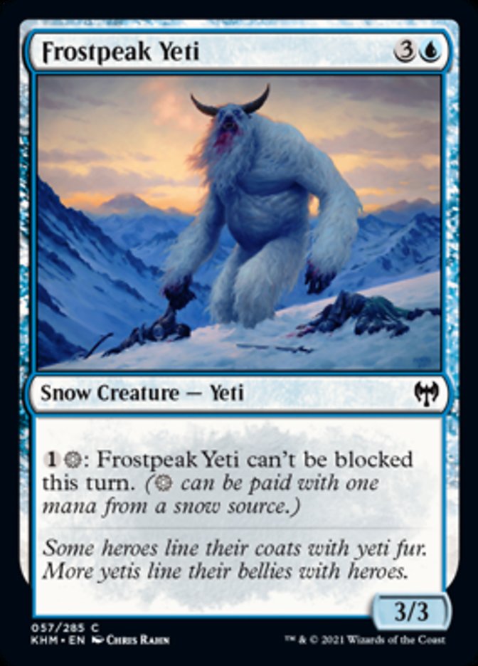 Frostpeak Yeti [Kaldheim] | Anubis Games and Hobby